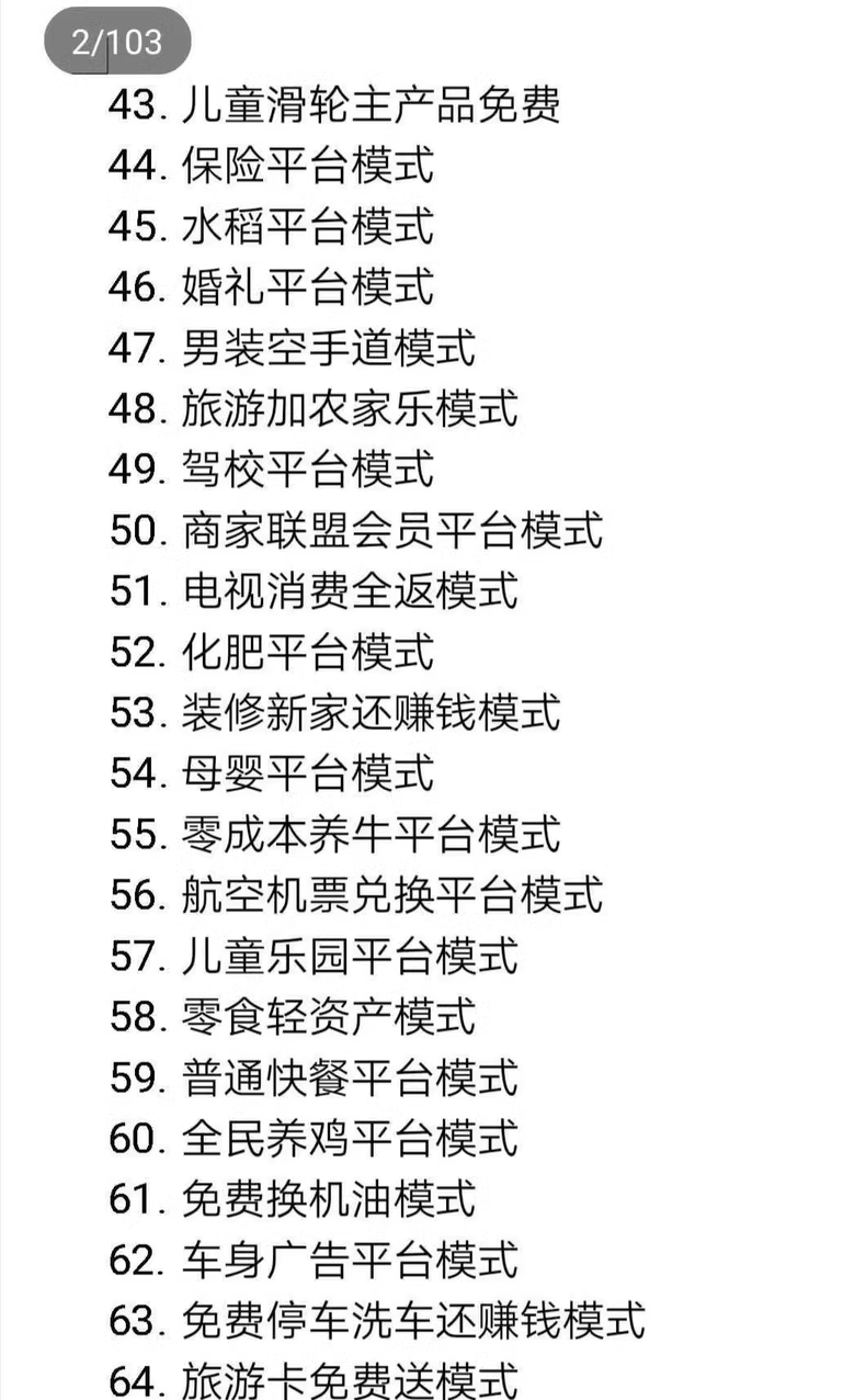 70个顶尖商业模式