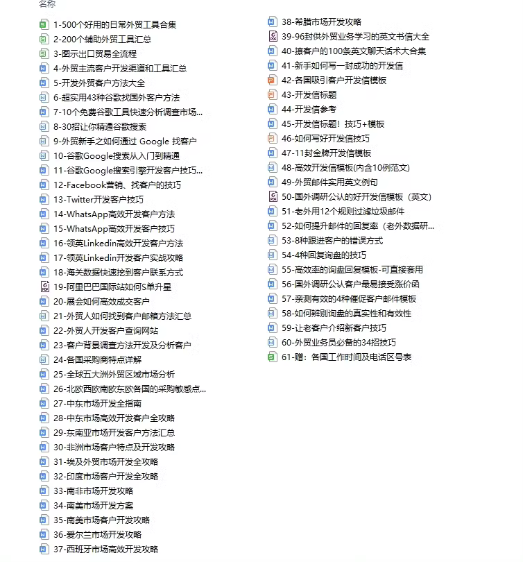 10年外贸实战一手资料《开发客户篇》 1 92b37998f7ca025