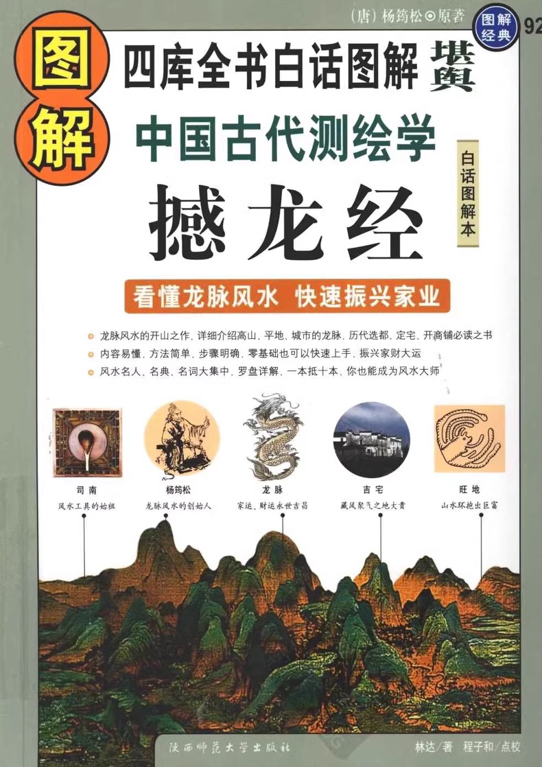 《图解撼龙经》及中国古代测绘经典全集