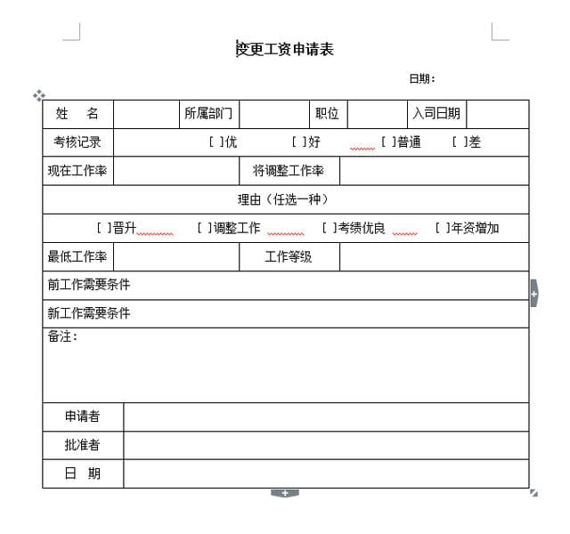 常见Word办公模板大全