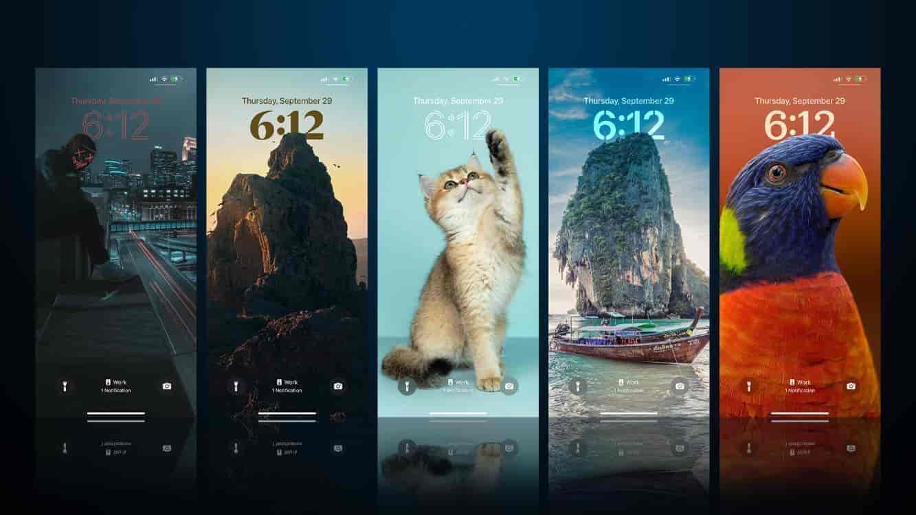 8K超清壁纸：iOS景深与专辑封面