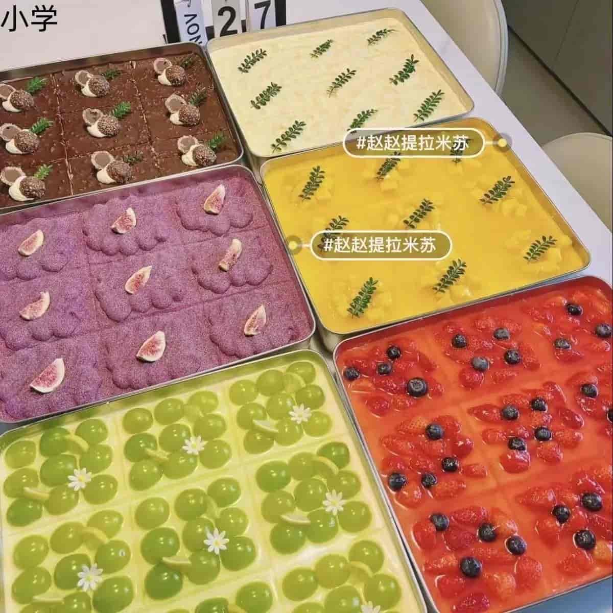 抖音超火赵赵提拉米苏20种口味配方教程